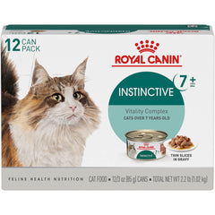 Royal Canin Instinctive 7+ en salsa para gatos maduros, ayuda a la digestión