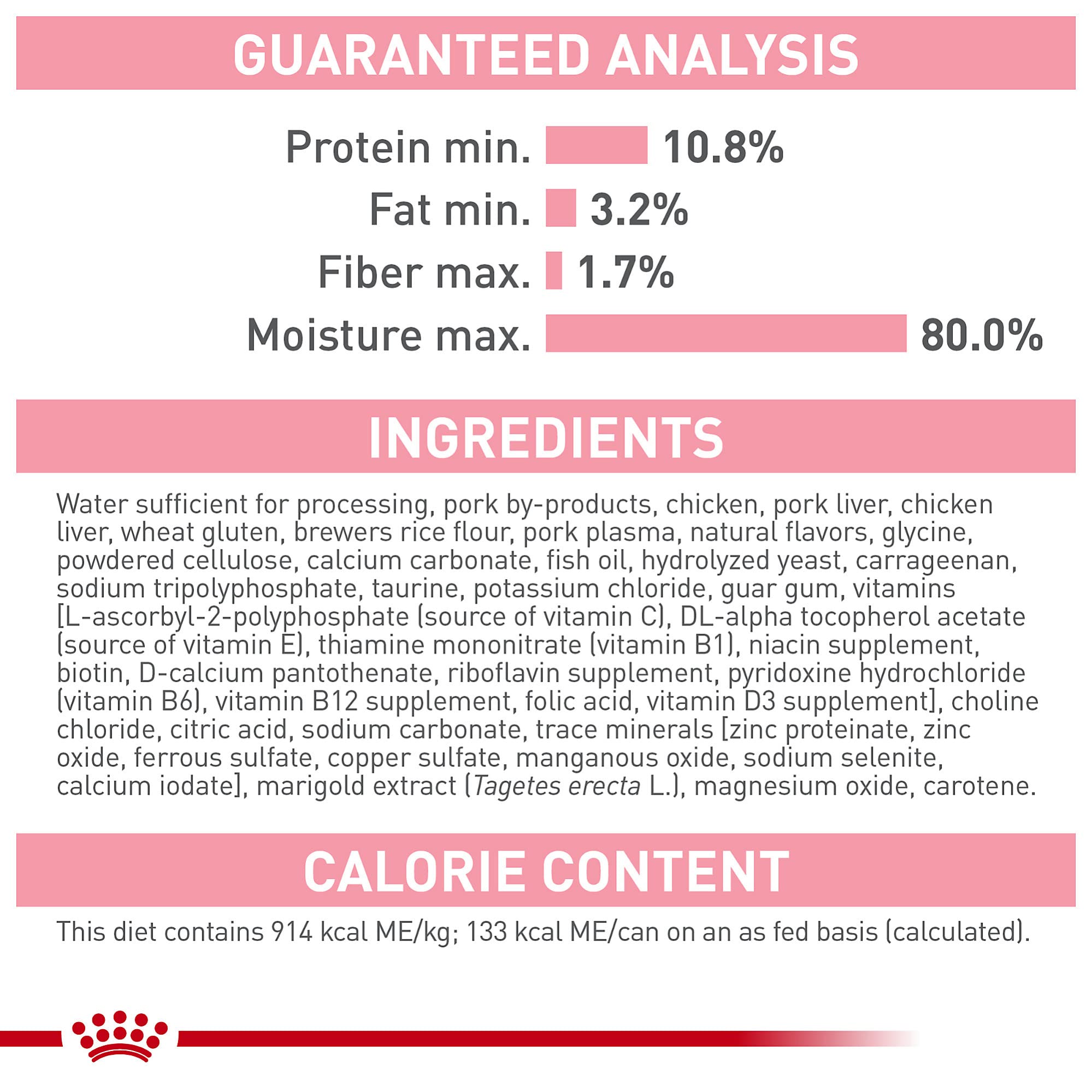 Royal Canin para gatitos en salsa, fibra y prebióticos.