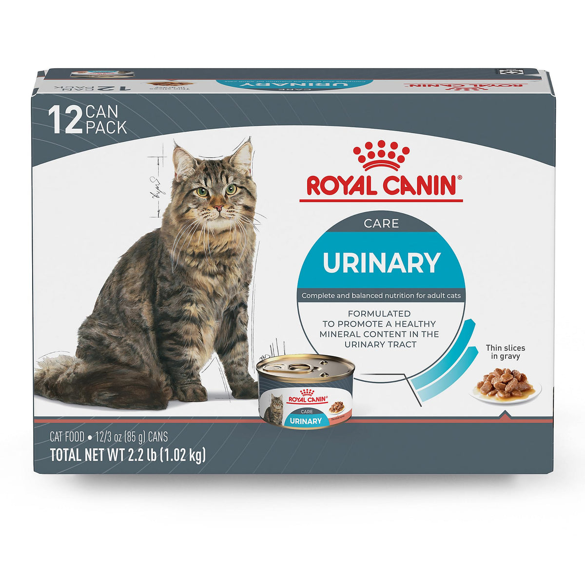 ROYAL CANIN Cuidado urinario: lonjas finas en salsa, favorece la hidratación.