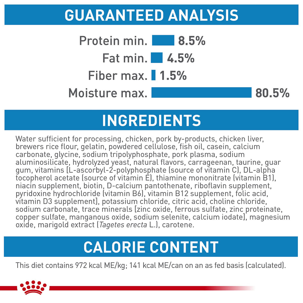 Royal Canin Mousse en Salsa: prebióticos y proteínas digestibles