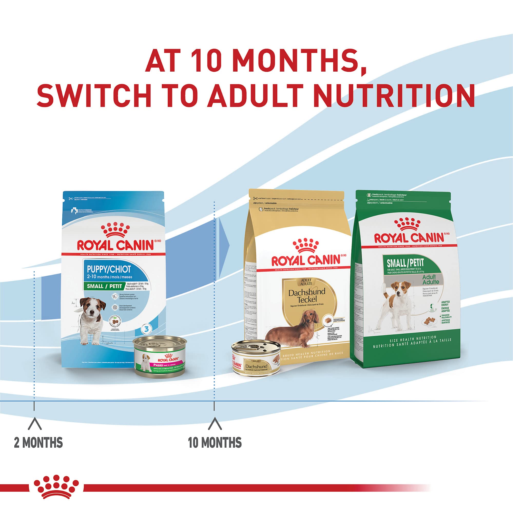 Royal Canin versión para mezclar con comida húmeda para variedad de texturas.