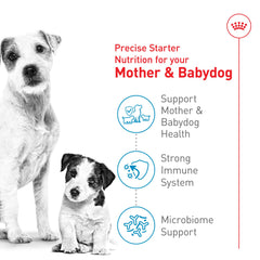 ROYAL CANIN Microbioma: prebióticos y proteínas digestibles para equilibrio intestinal.