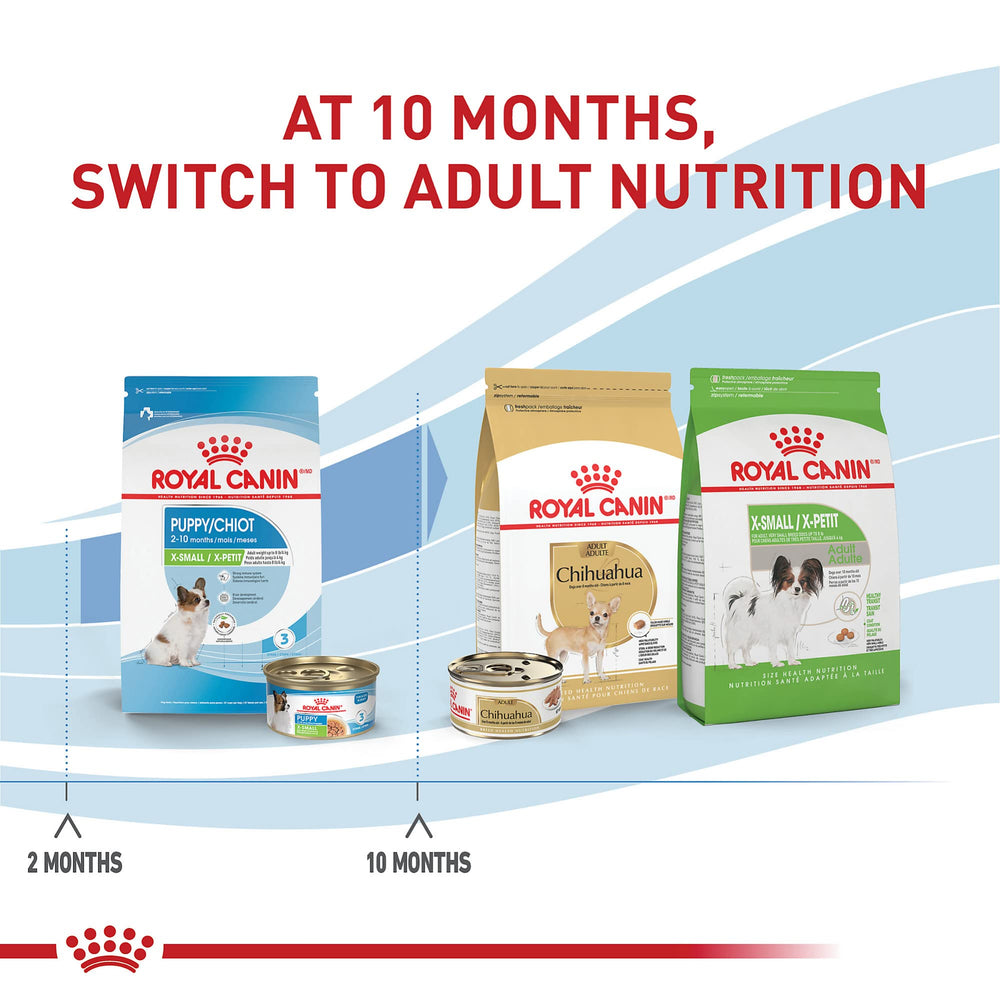Royal Canin nutrición para desarrollo cerebral y energía en cachorros.