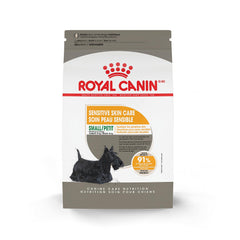 ROYAL CANIN pequeño cuidado piel sensible – bolsa 3 lb para piel sensible y pelaje saludable.