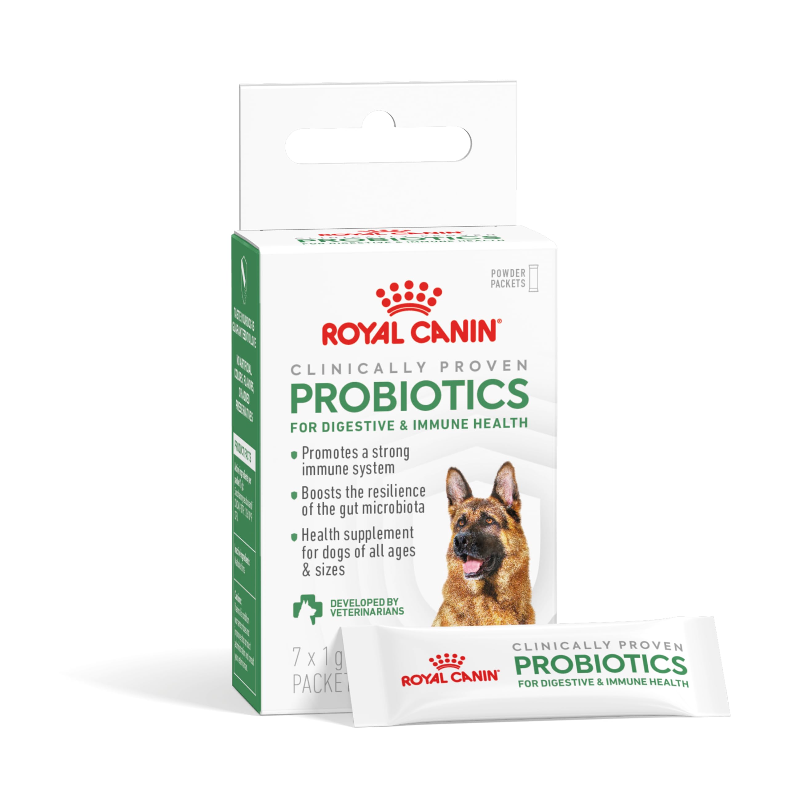 Royal Canin Probioticos: empaque para perros, ideal para uso diario