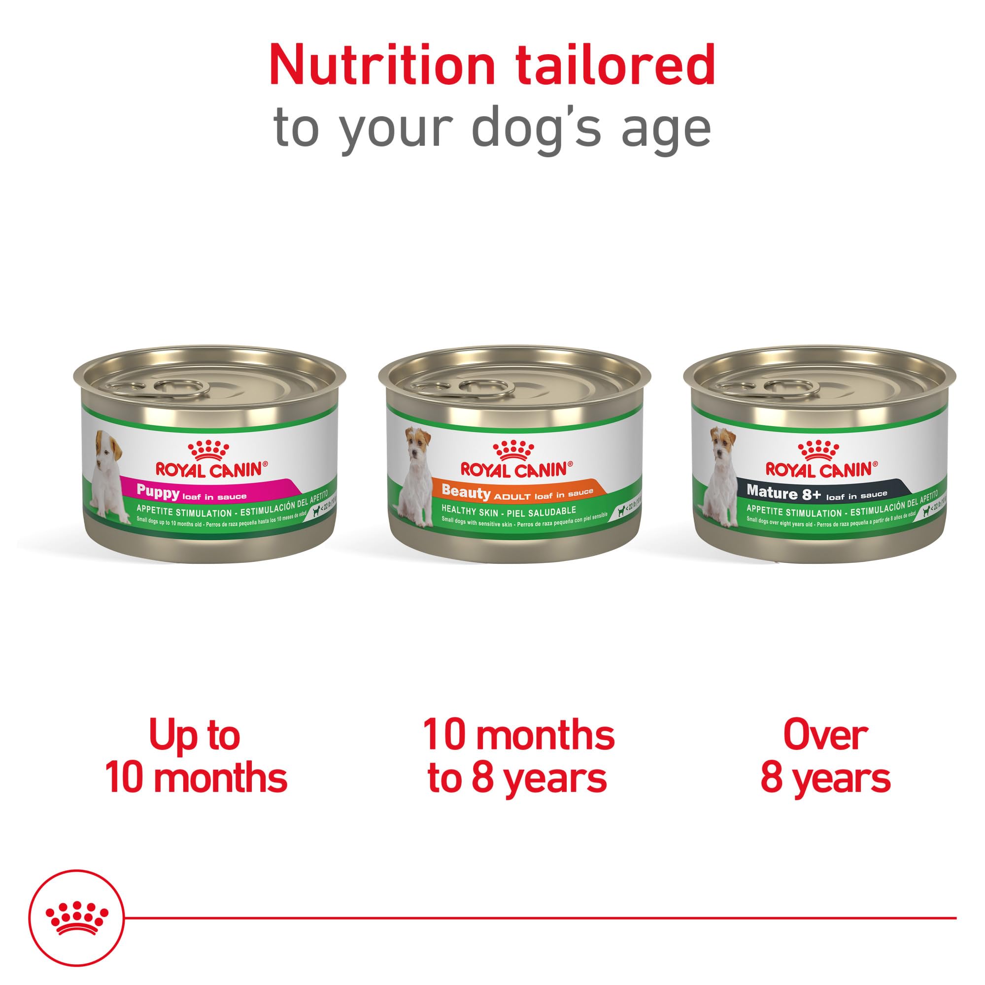 Royal Canin Puppy Loaf en salsa: textura apetecible para estimular la ingesta diaria