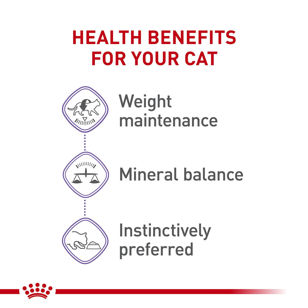 Royal Canin Comida húmeda completa para gatos esterilizados, trozos en salsa sabrosa.