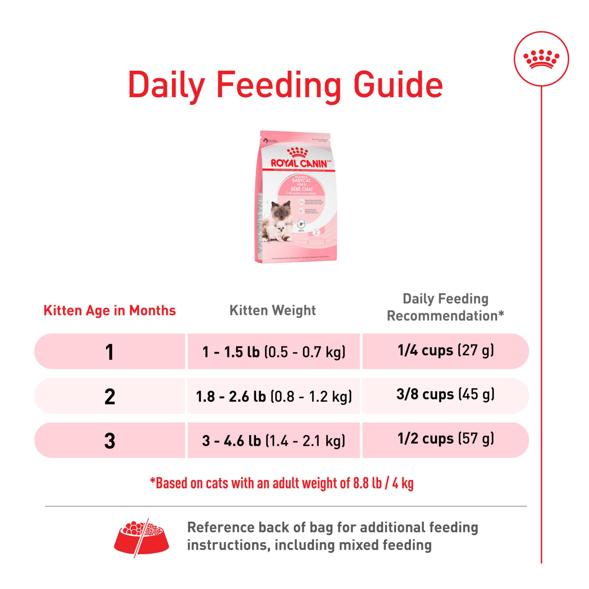 Complementa la dieta con comida húmeda para una nutrición equilibrada.