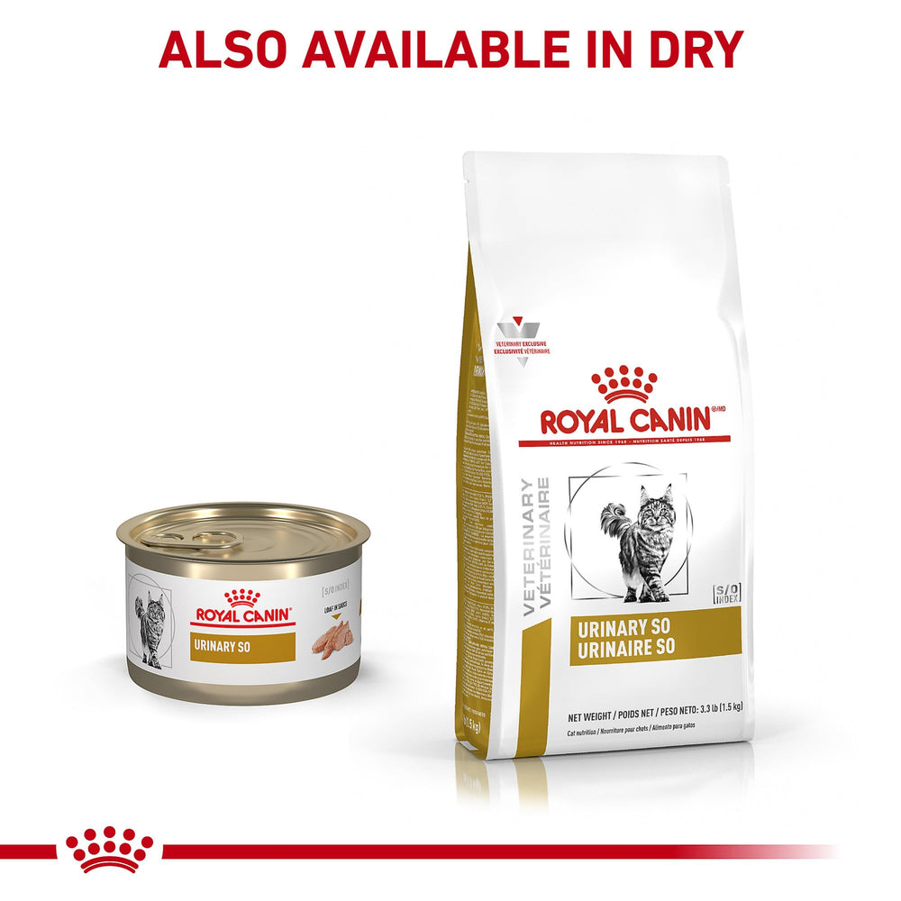 Royal Canin Urinary SO, pack 24 listo para suministro regular.
