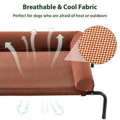 Cama RRPETHOME con cabecera inclinada que apoya el cuello.