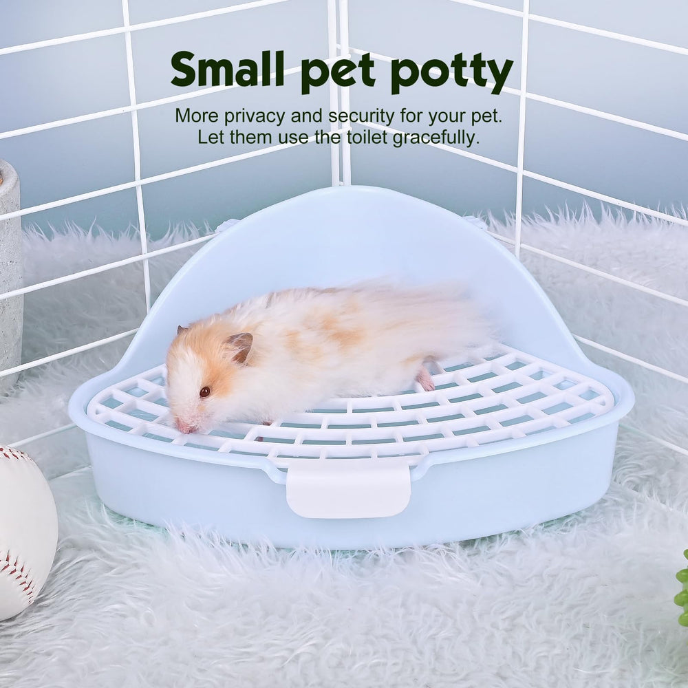 RUBYHOME bandeja triangular, configuración fácil, instalación rápida para tu mascota.