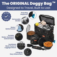 Rubyloo Bolsa Original para Perros: contenedores de alimentos antifugas para comidas limpias