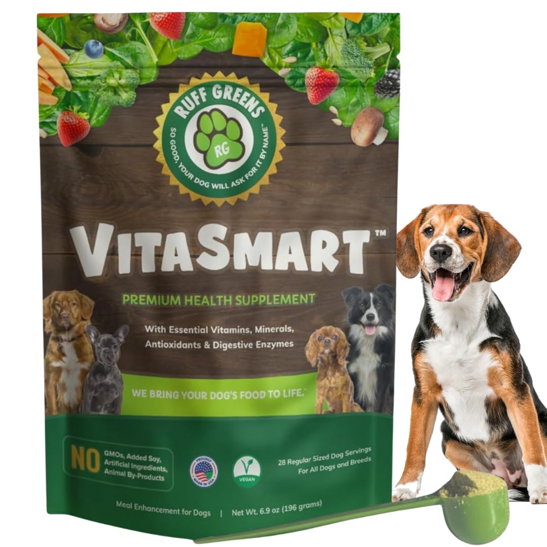 Ruff Greens: suplemento de articulaciones para perros que favorece la movilidad diaria.