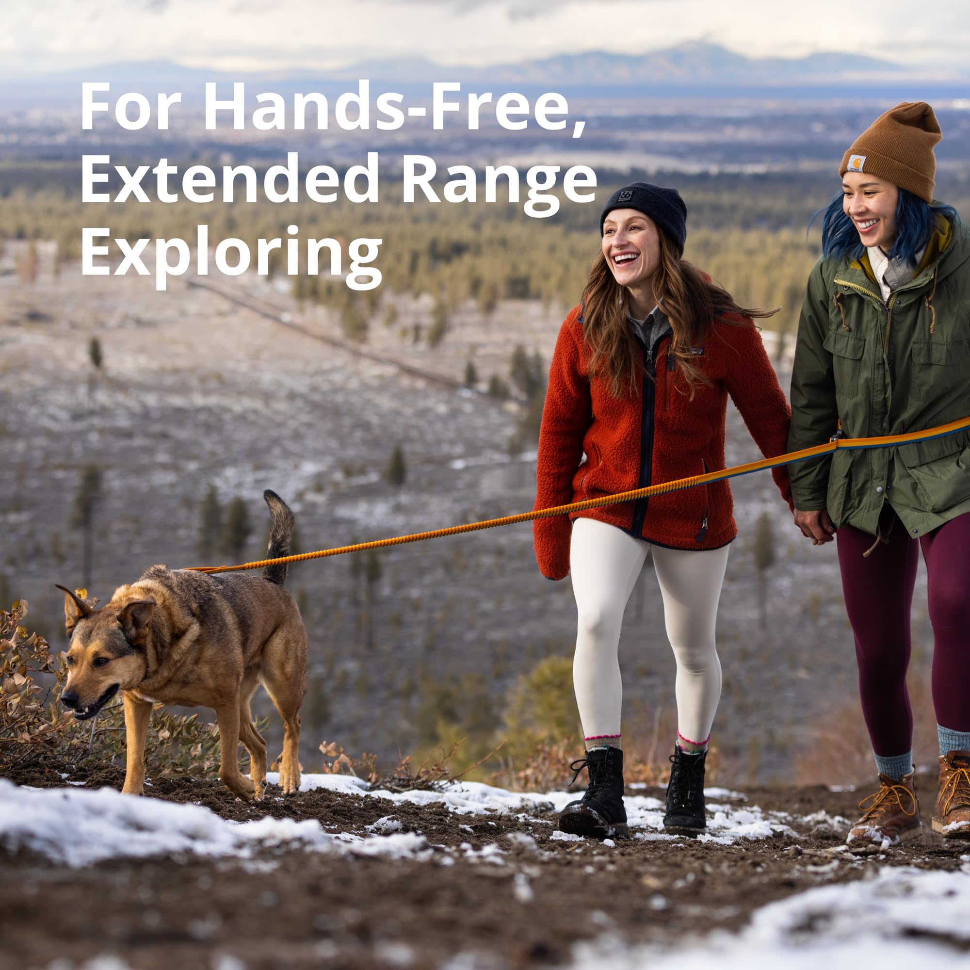 Ruffwear Roamer Bungee, gancho-rotatorio, giro suave para mayor control al caminar
