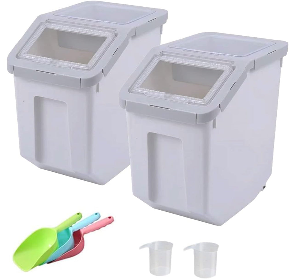 RUIAN contenedor de alimento para perros con tapa hermética para frescura duradera.
