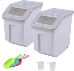RUIAN contenedor de alimento para perros con tapa hermética para frescura duradera.