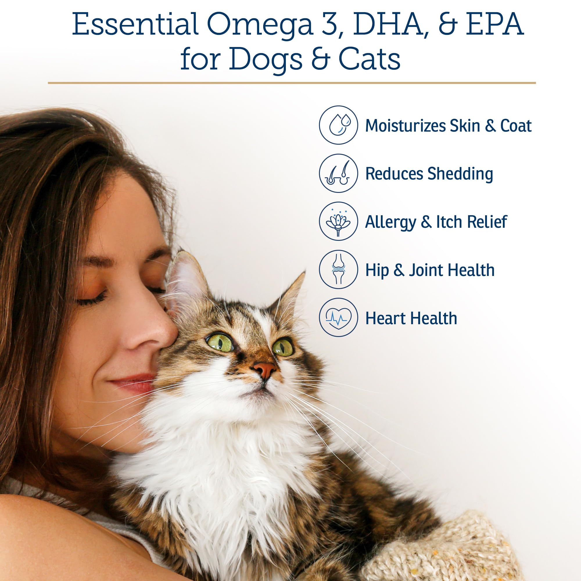Rx Vitamins Ultra EFA Omega-3 dosis líquida fácil de añadir a la comida.