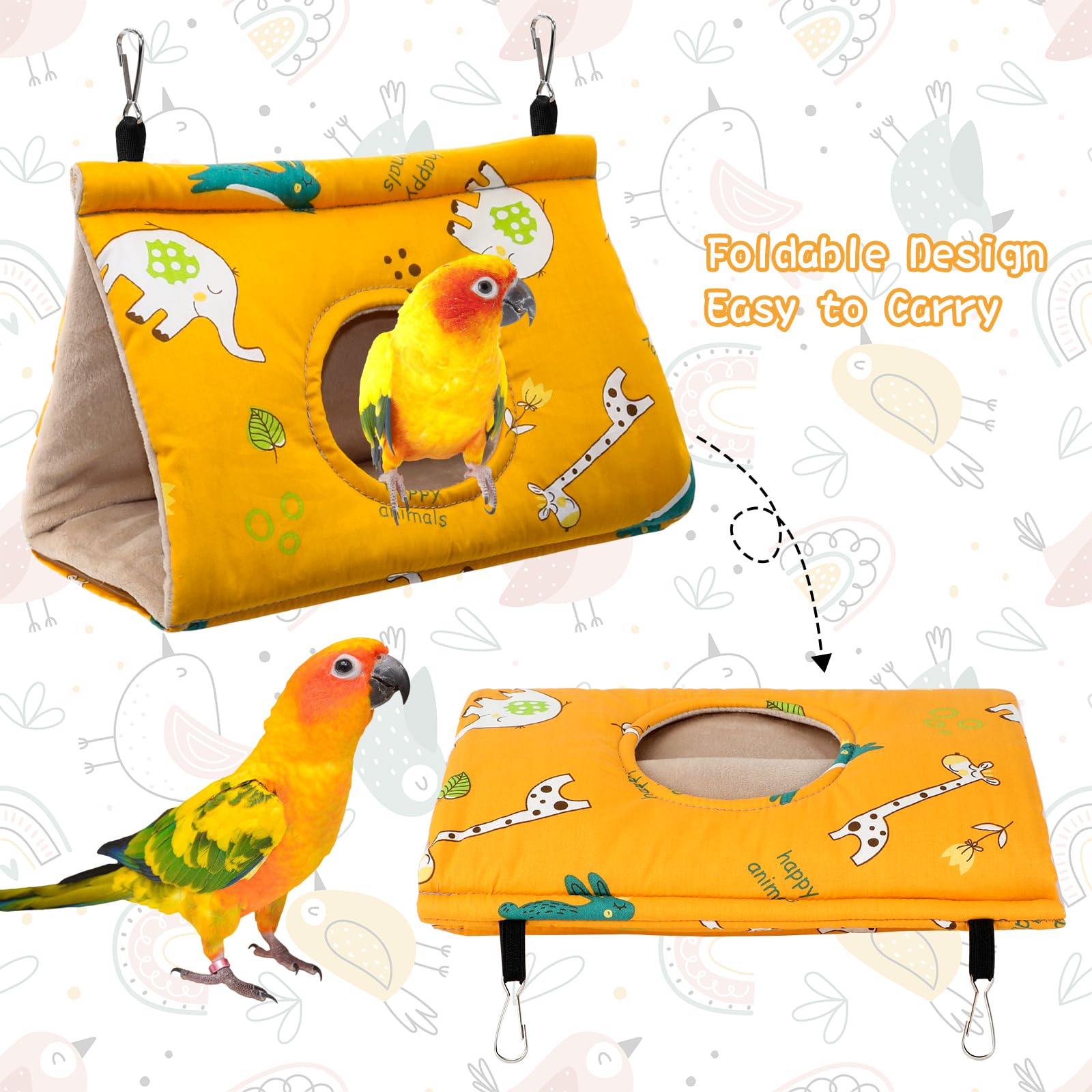 Hamaca-nido Rypet colgante ideal para aves de tamaño medio