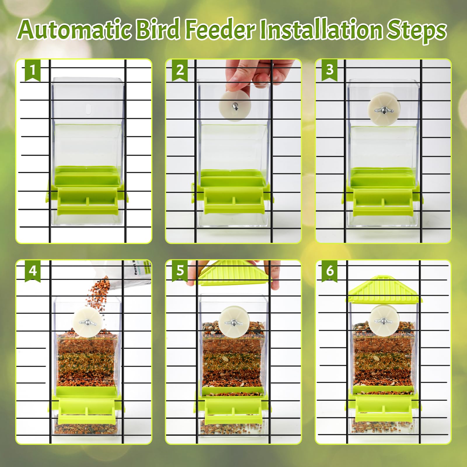 Limpieza fácil de jaula con Rypet, sistema ordena el interior.