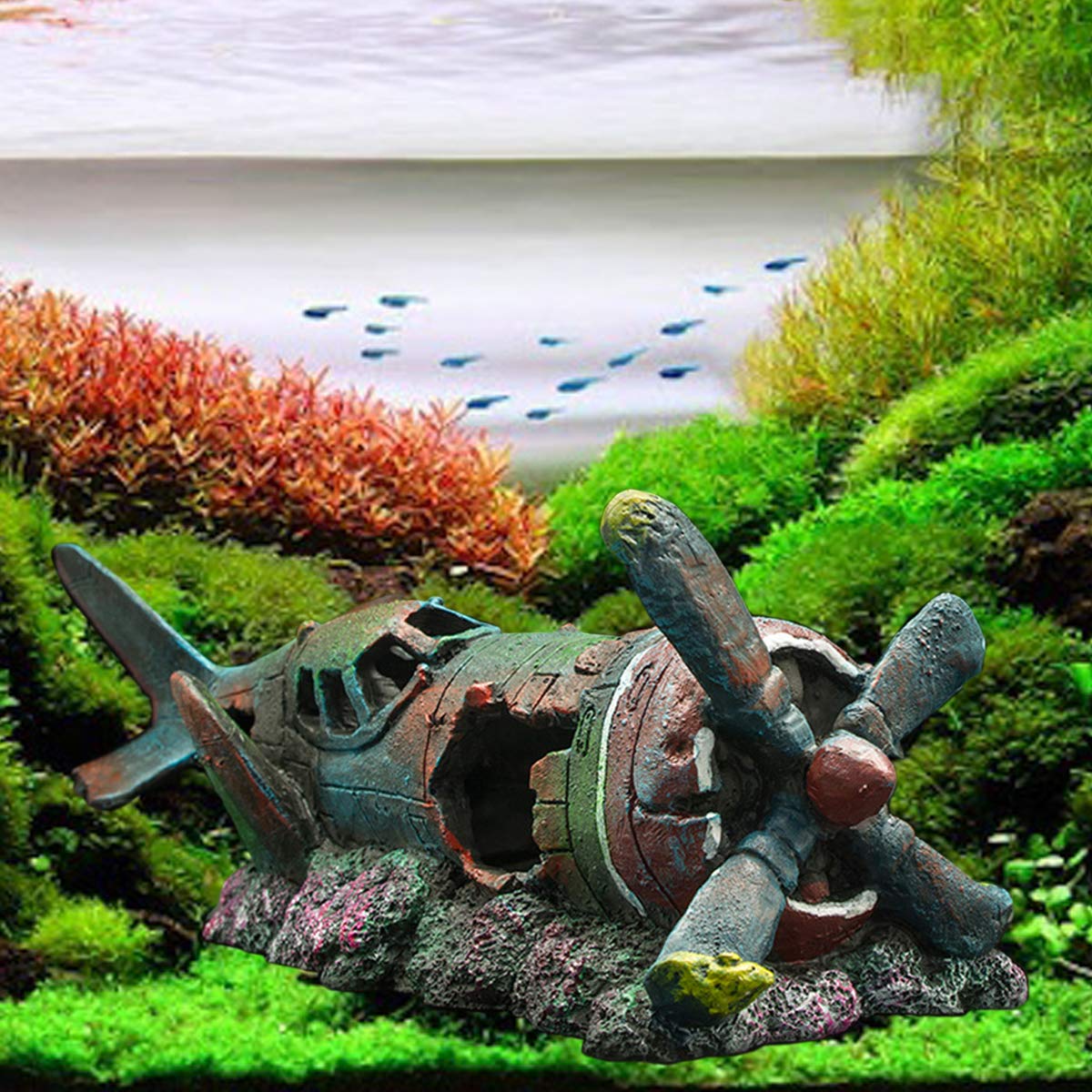 S-Lifeeling Tanque con montaje fácil, seguro para peces.