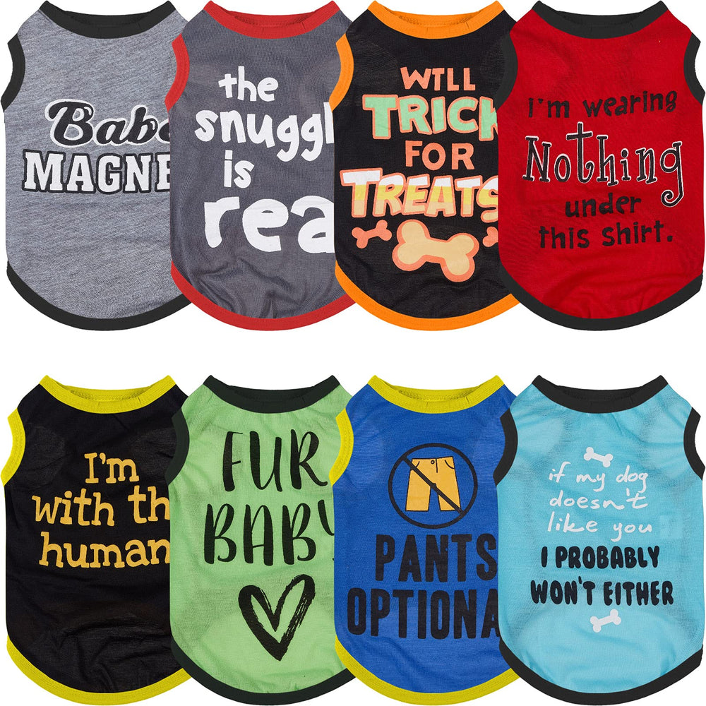 Camisetas Saintrygo para perros, 8 diseños, ideal para paseos diarios