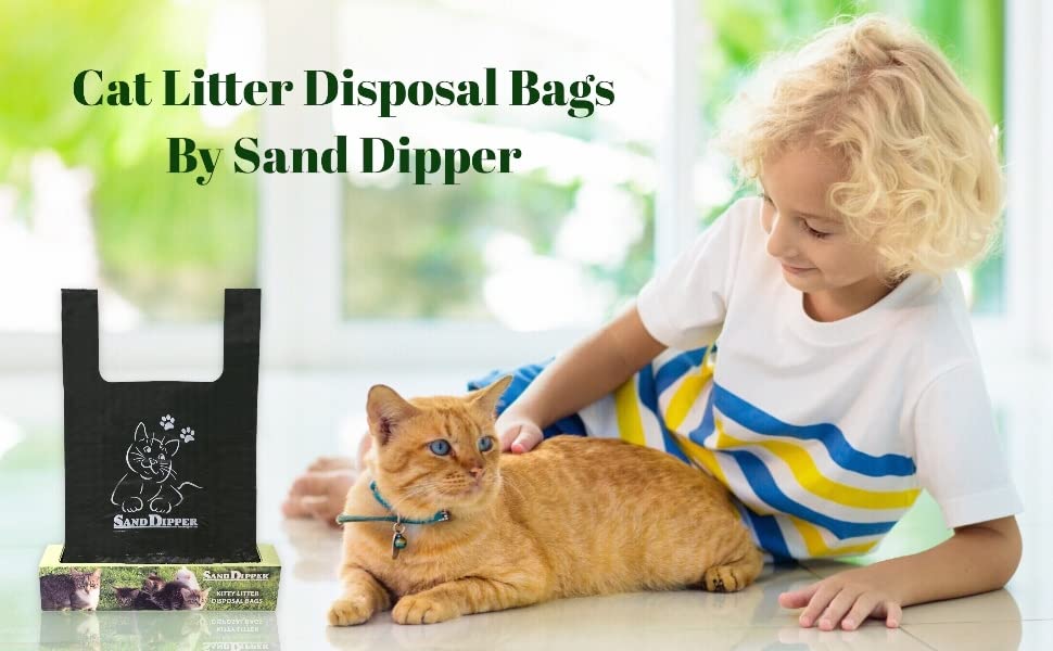 Sand Dipper bolsas con sello de olor para un manejo limpio.