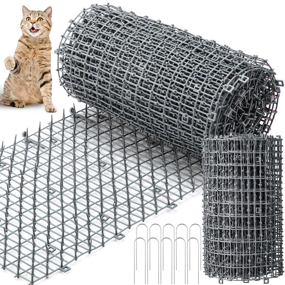 Sanwuta almohadilla con pinchos para gato exterior protege muebles y área al aire libre