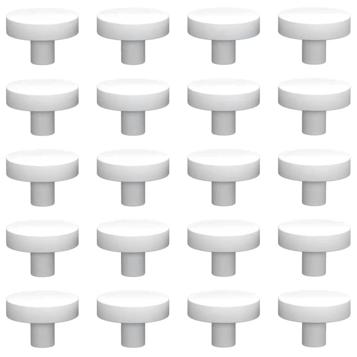 Saricho base frag coral blanca: base redonda para fijar fragmentos de coral de forma estable.