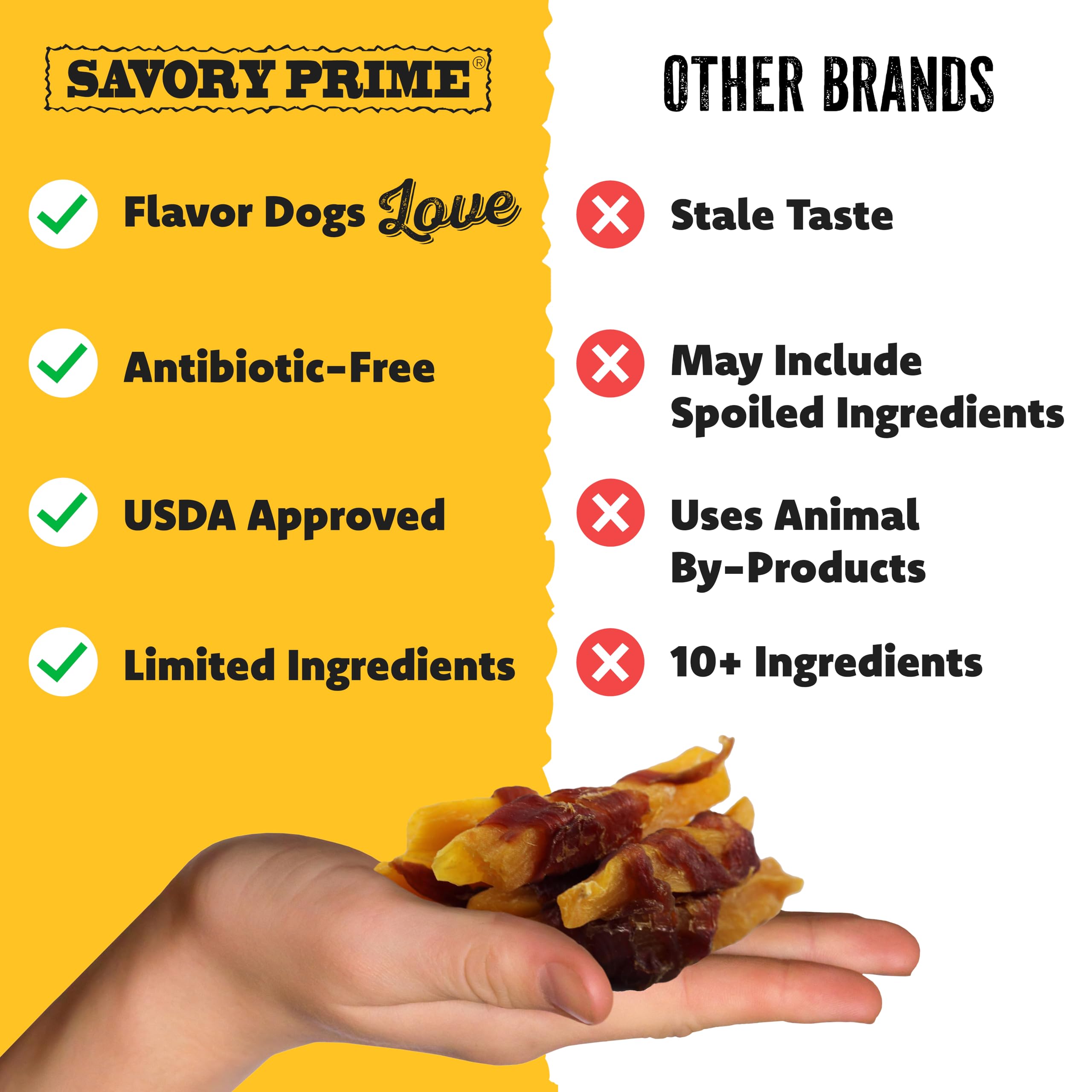 Savory Prime centro de batata dulce en cada bocado: energía suave