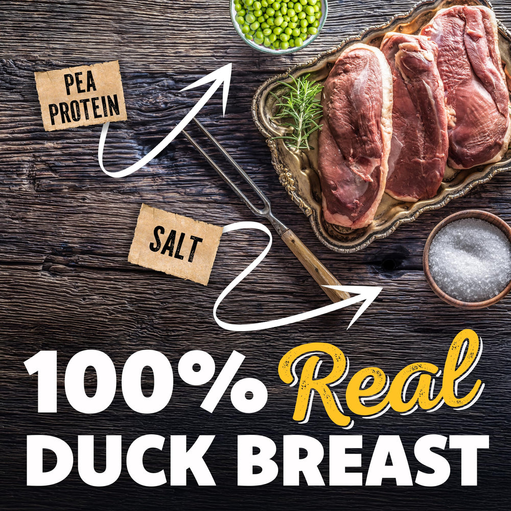 Tiras de pato Savory Prime en porciones para entrenar y premiar