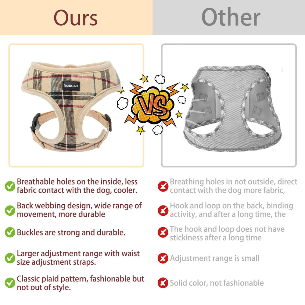 SCENEREAL conjunto arnés y correa, ideal para paseos diarios con mascotas.