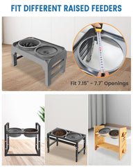 SCHITEC cuenco compatible con comederos elevados para uso cómodo.