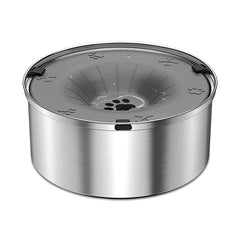 Schitec bebedero anti-derrame 3L en acero inoxidable para perros.