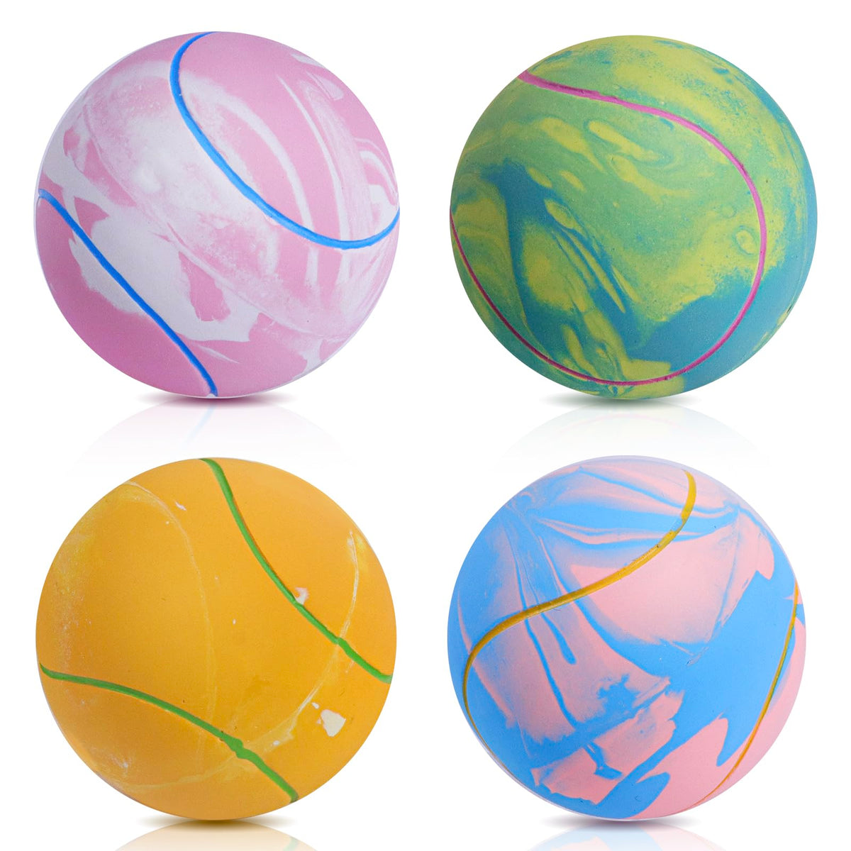 SCHITEC bolas chirriantes para perros, ideal para juegos de buscar y masticación segura.