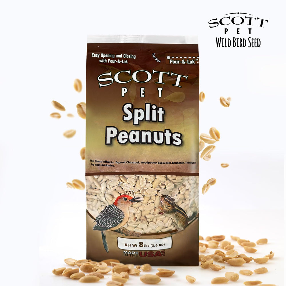 Scott Pet empaque transparente para cacahuates y frescura mantenida.