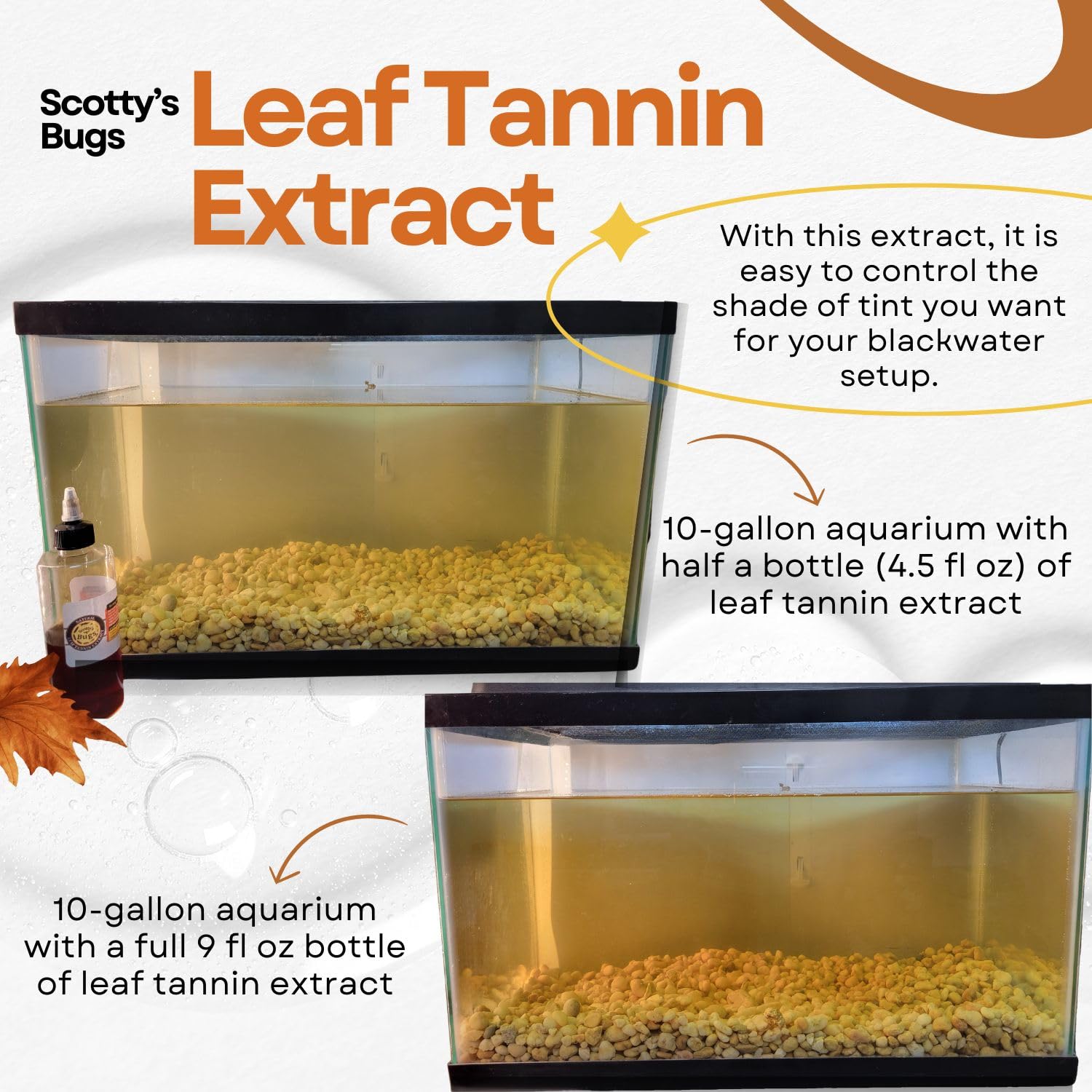 SCOTTY'S BUGS mejora salud y crecimiento de peces, posible apoyo en crecimiento natural