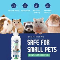 Pelaje suave y brillante con champú natural Scrubby Tails.