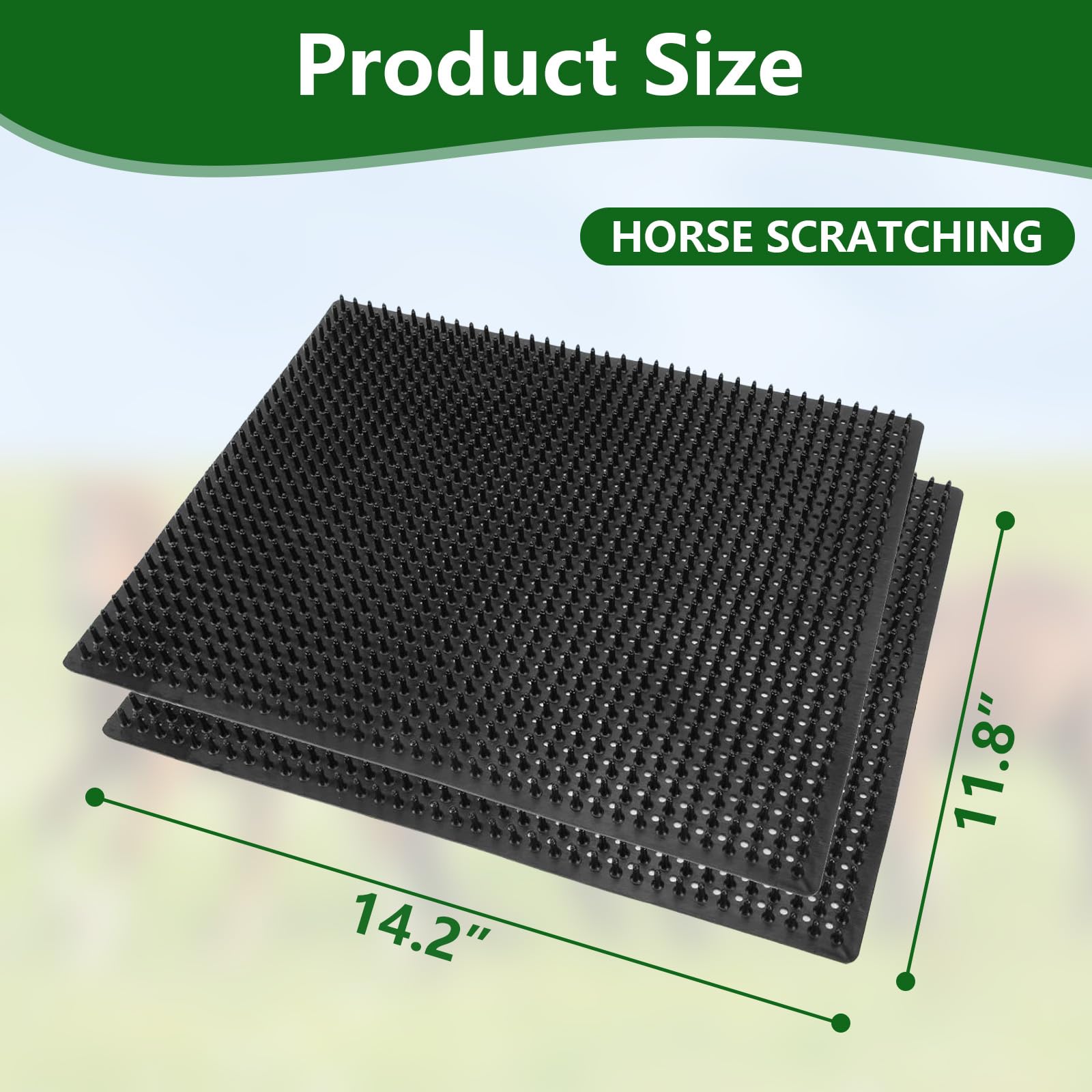 SCYiQifa diseño ergonómico para el rascado de caballos.