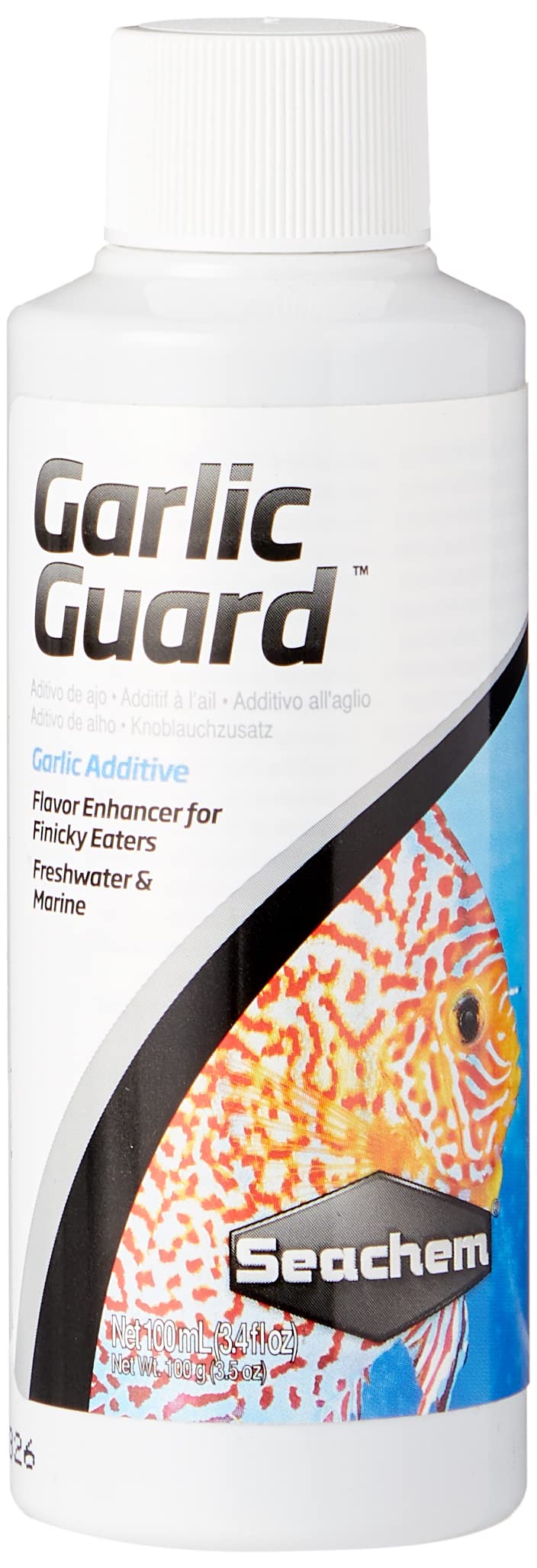 Seachem Ajo Guard, botella de 100 ml para alimento de peces con sabor a ajo