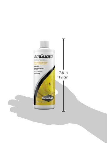Seachem AmGuard, apto para ciclado del acuario y mantenimiento seguro.