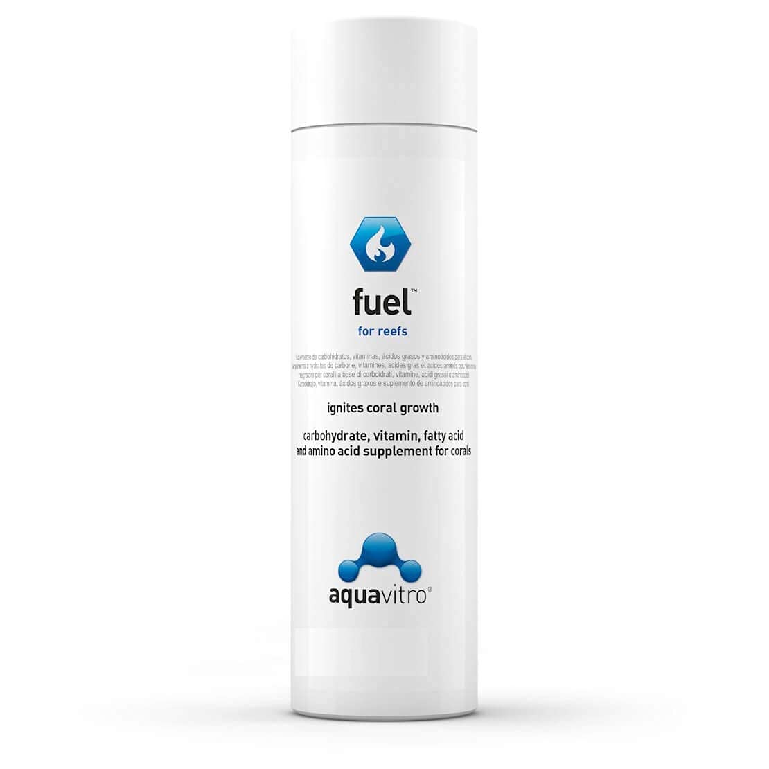 Envase de Seachem Aquavitro Fuel para acuario, eleva magnesio sin amoníaco