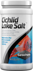 Seachem Cichlid Lake Salt en envase de 250 g para remineralizar acuarios