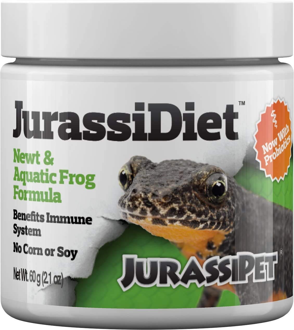 Seachem JurassiDiet envase de 60 g, alimento nutritivo para tritones y ranas.