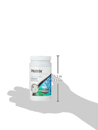 Seachem Matrix Bio Media favorece un uso diario estable en acuarios.