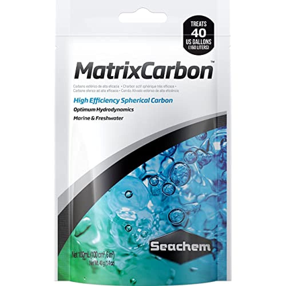 Seachem Matrix Carbon 100ml: bola activada para flujo óptimo y filtración eficiente
