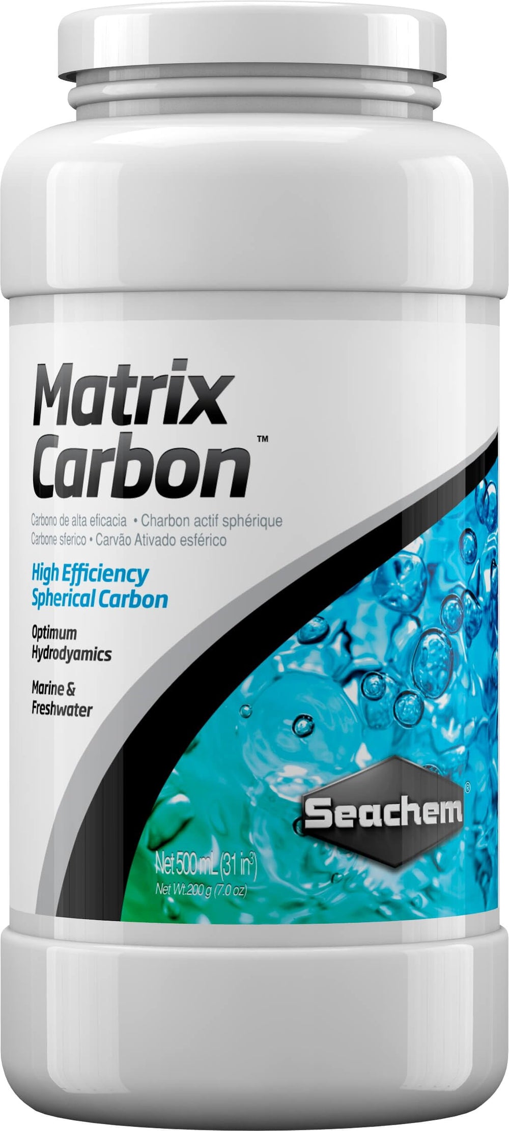 Seachem Matrix Carbon 500ml: bola esferica para flujo estable en acuario