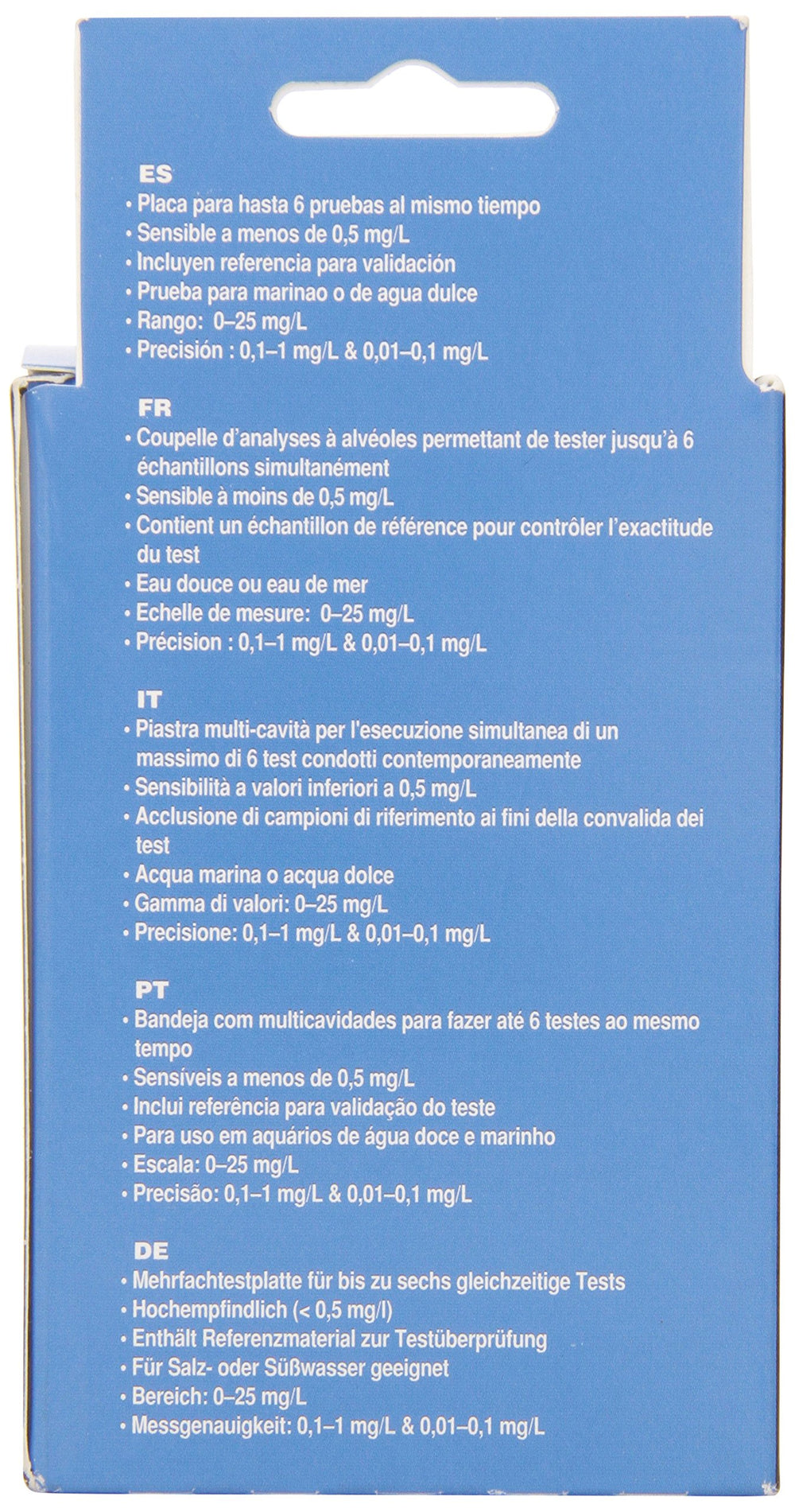 Seachem MultiTest Silicato: indicador único para resultados fiables
