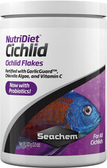 Seachem NutriDiet Cichlid Copos: promueven color y digestión eficiente.