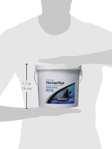 Seachem NutriDiet Marine Plus Flakes, granulado en tazón, mejora digestión y color de peces