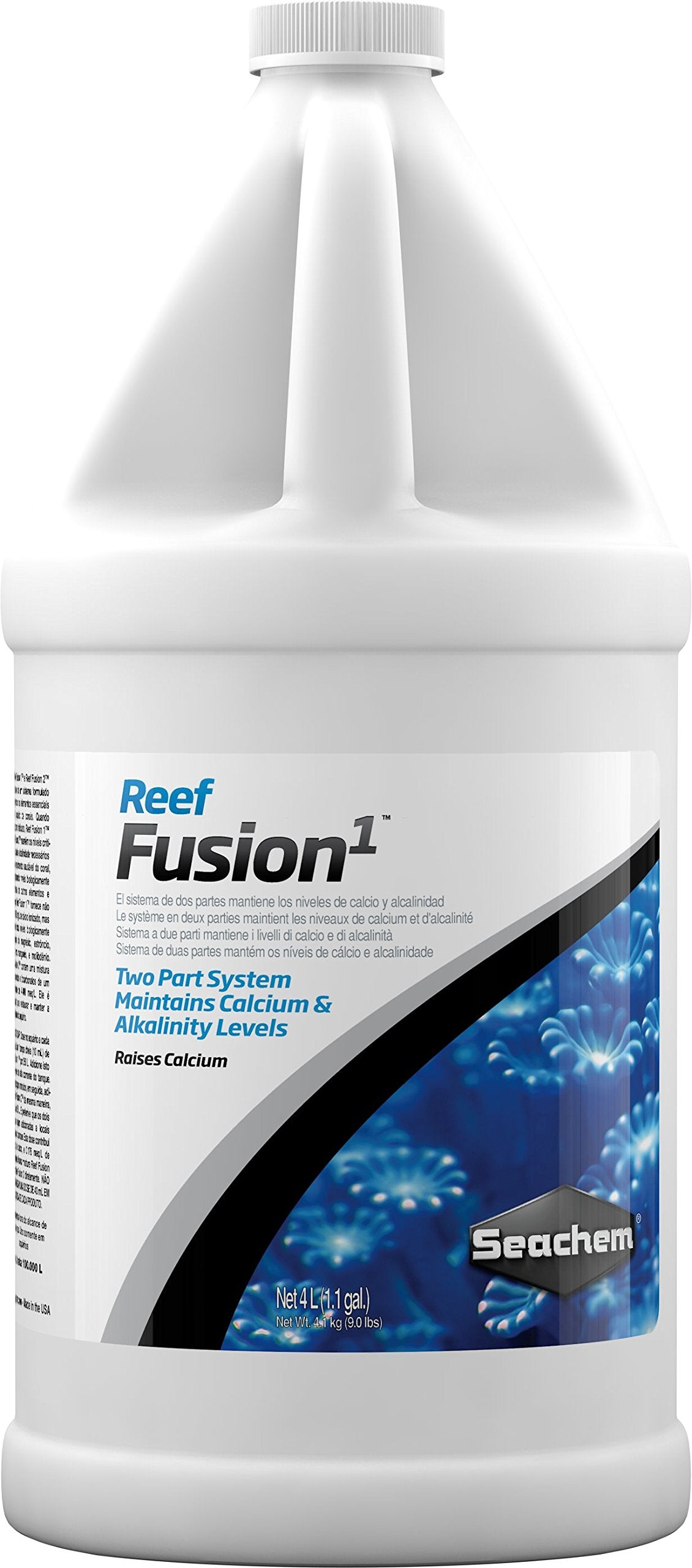 Seachem Reef Fusion 1: botella de calcio ionizado para corales
